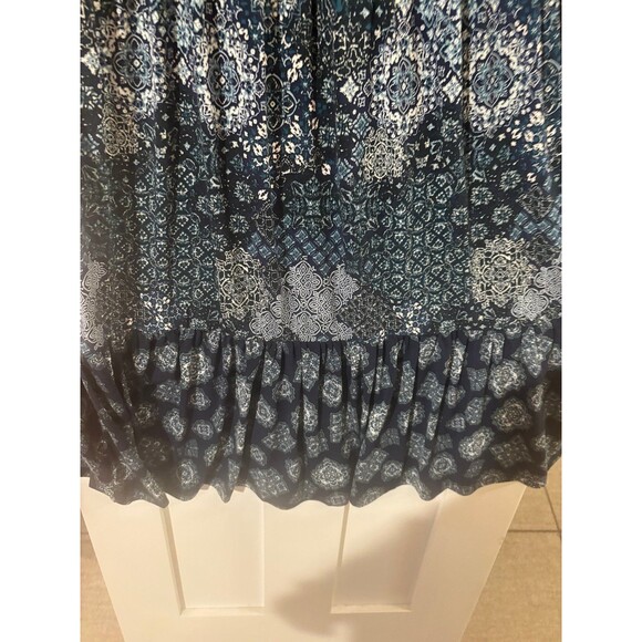 Micheal Kors multiprint navy sea green dress - Picture 4 of 10